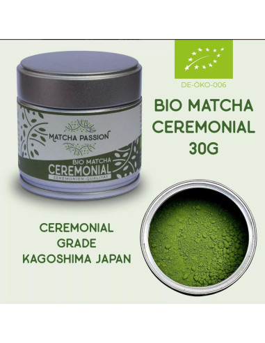 Matcha ceremonial ecológico lata 30g
